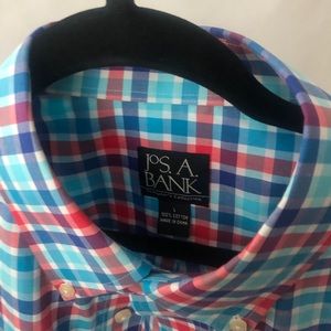Men’s Size L Jos A Bank Dress Shirt